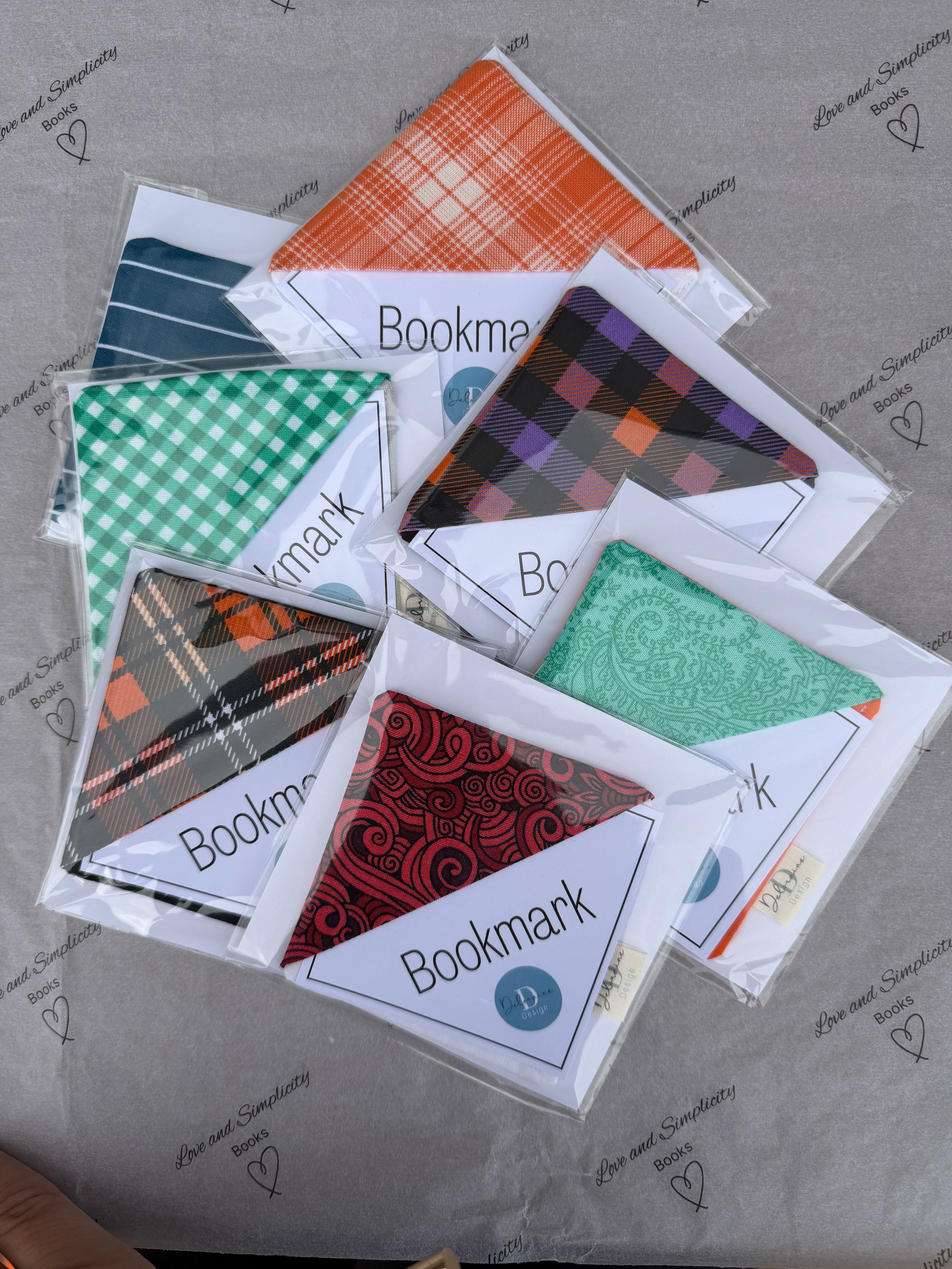 Deloraine Designs Fabric Bookmarks