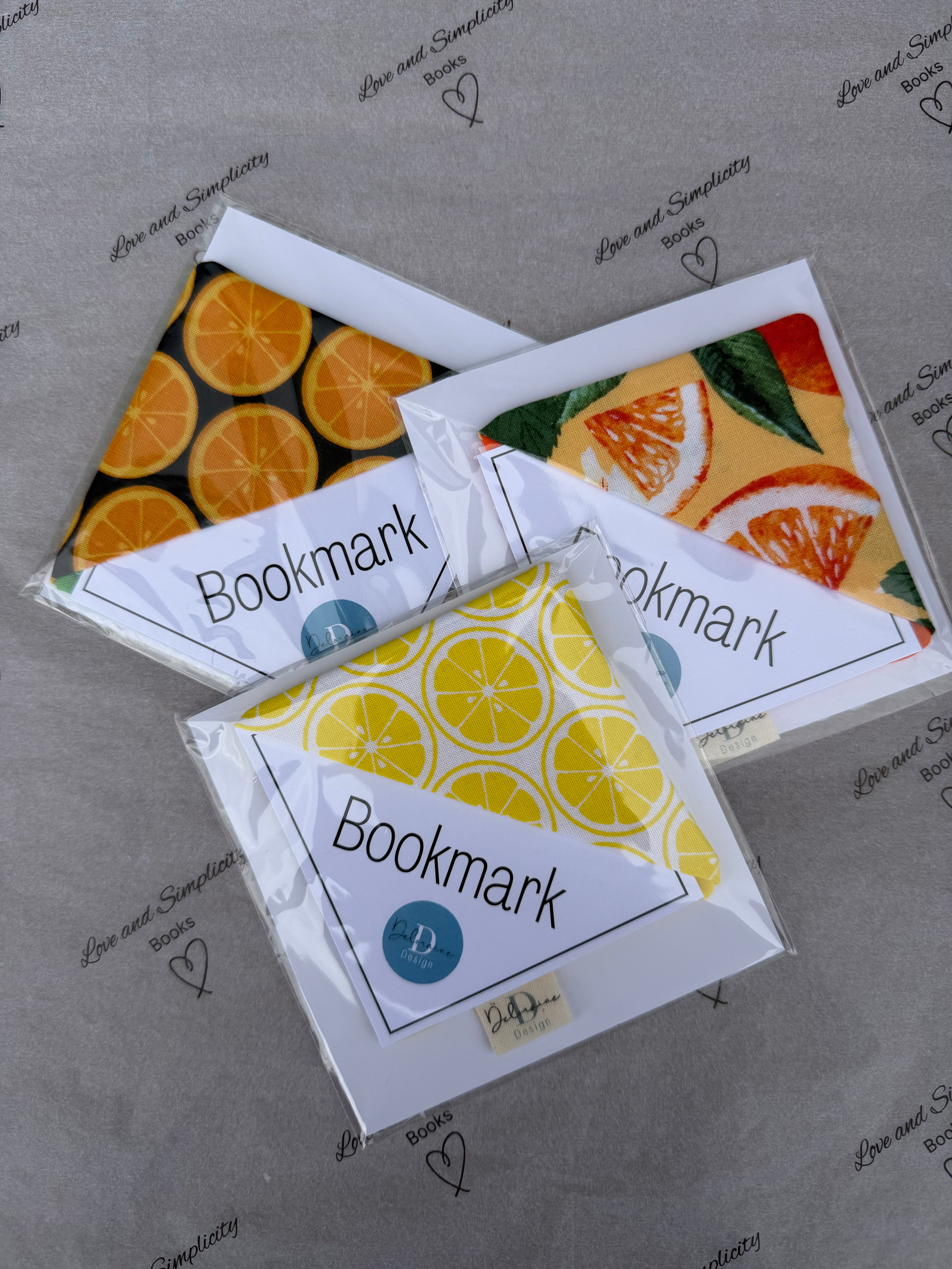 Deloraine Designs Fabric Bookmarks