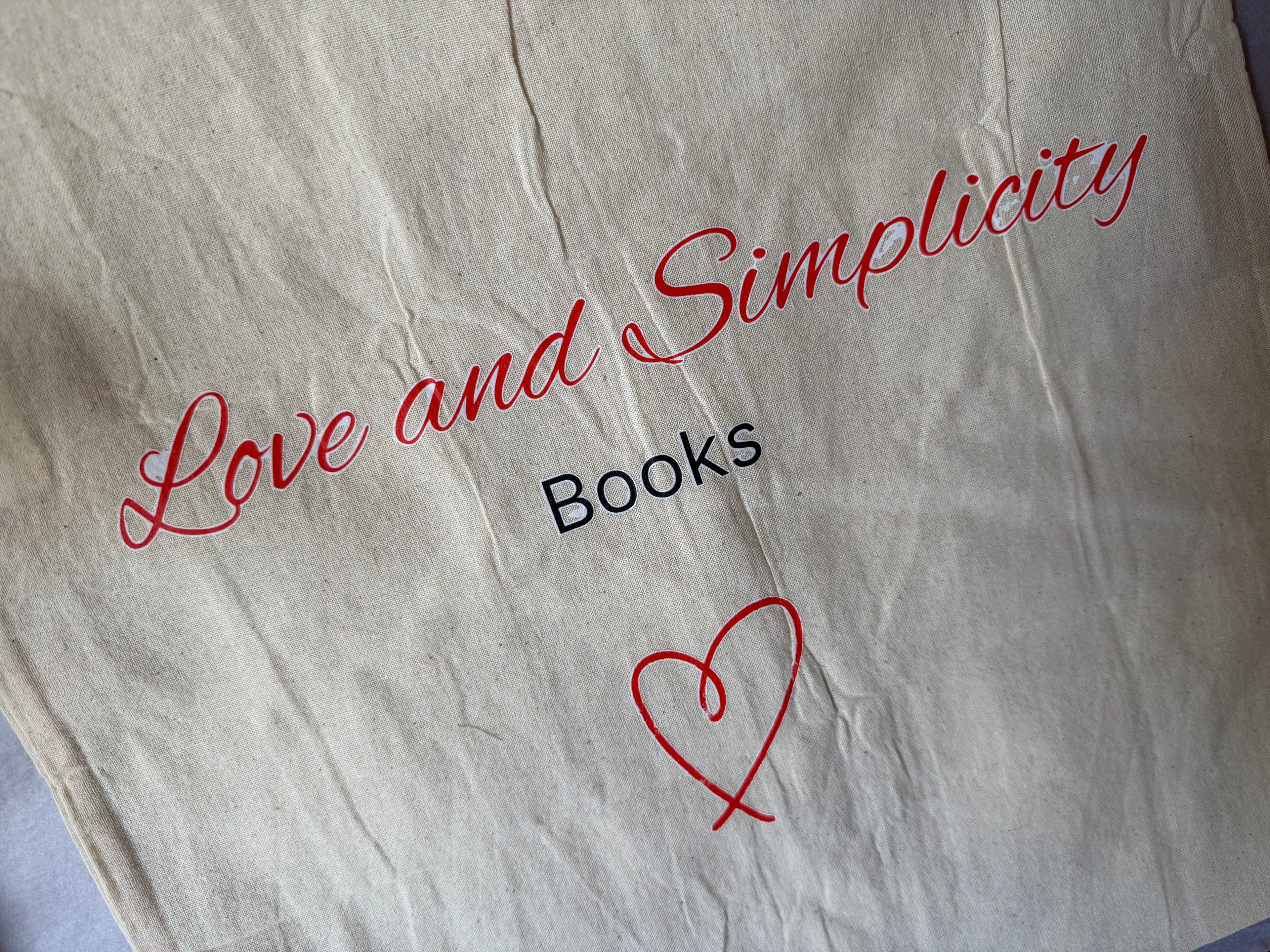 Love & Simplicity Tote Bag – Includes a Free Gift